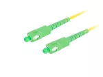 PATCHCORD ŚWIATŁOWODOWY SM SC/APC-SC/APC SIMPLEX 3.0MM LSZH G657A1 2M ZÓŁTY LANBERG