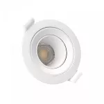 FIALE CORE DEEP GU10 OCZKO GU10 IP20 FI86X34MM BIAŁY OKRĄGŁA RUCHOMA