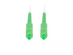 PATCHCORD ŚWIATŁOWODOWY SM SC/APC-SC/APC SIMPLEX 3.0MM LSZH G657B3 15M BIAŁY LANBERG
