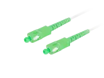PATCHCORD ŚWIATŁOWODOWY SM SC/APC-SC/APC SIMPLEX 3.0MM LSZH G657B3 25M BIAŁY LANBERG
