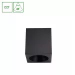 CHLOE COMPLETE NATYNKOWA 7W CCT 230V 45ST IP20 UGR<19 90x90X100MM CZARNY KWADRATOWA