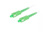 PATCHCORD ŚWIATŁOWODOWY SM SC/APC-SC/APC SIMPLEX 3.0MM LSZH G657B3 30M BIAŁY LANBERG