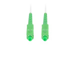 PATCHCORD ŚWIATŁOWODOWY SM SC/APC-SC/APC SIMPLEX 3.0MM LSZH G657B3 30M BIAŁY LANBERG