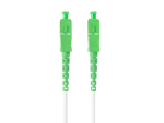 PATCHCORD ŚWIATŁOWODOWY SM SC/APC-SC/APC SIMPLEX 3.0MM LSZH G657B3 35M BIAŁY LANBERG