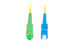 PATCHCORD ŚWIATŁOWODOWY SM SC/APC-SC/UPC SIMPLEX 3.0MM LSZH G657A1 3M ŻÓŁTY LANBERG