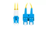PATCHCORD ŚWIATŁOWODOWY SM SC/UPC-LC/UPC DUPLEX 3.0MM LSZH G657A1 5M ŻÓŁTY LANBERG