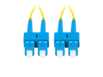 PATCHCORD ŚWIATŁOWODOWY SM SC/UPC-SC/UPC DUPLEX 3.0MM LSZH G657A1 5M ŻÓŁTY LANBERG