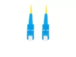 PATCHCORD ŚWIATŁOWODOWY SM SC/UPC-SC/UPC SIMPLEX 3.0MM LSZH G657A1 2M ŻÓŁTY LANBERG