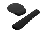 PODKŁADKA POD MYSZ I NADGARSTEK NATEC CHIPMUNK 2-W-1 ZESTAW ERGONOMICZNY CZARNY