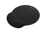 PODKŁADKA POD MYSZ I NADGARSTEK NATEC CHIPMUNK 2-W-1 ZESTAW ERGONOMICZNY CZARNY