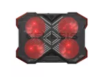 PODSTAWKA CHŁODZĄCA POD LAPTOPA GENESIS OXID 260 15.6-17.3" Z 4 WENTYLATORAMI, PODŚWIETLENIE, 2 USB