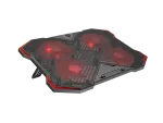 PODSTAWKA CHŁODZĄCA POD LAPTOPA GENESIS OXID 260 15.6-17.3" Z 4 WENTYLATORAMI, PODŚWIETLENIE, 2 USB