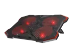 PODSTAWKA CHŁODZĄCA POD LAPTOPA GENESIS OXID 260 15.6-17.3" Z 4 WENTYLATORAMI, PODŚWIETLENIE, 2 USB