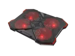 PODSTAWKA CHŁODZĄCA POD LAPTOPA GENESIS OXID 260 15.6-17.3" Z 4 WENTYLATORAMI, PODŚWIETLENIE, 2 USB
