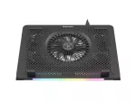 PODSTAWKA CHŁODZĄCA POD LAPTOPA GENESIS OXID 450 RGB 15.6" Z WENTYLATOREM, PODŚWIETLENIE, 2 USB