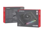 PODSTAWKA CHŁODZĄCA POD LAPTOPA GENESIS OXID 450 RGB 15.6" Z WENTYLATOREM, PODŚWIETLENIE, 2 USB