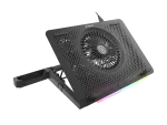 PODSTAWKA CHŁODZĄCA POD LAPTOPA GENESIS OXID 450 RGB 15.6" Z WENTYLATOREM, PODŚWIETLENIE, 2 USB