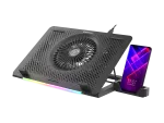 PODSTAWKA CHŁODZĄCA POD LAPTOPA GENESIS OXID 450 RGB 15.6" Z WENTYLATOREM, PODŚWIETLENIE, 2 USB