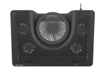 PODSTAWKA CHŁODZĄCA POD LAPTOPA GENESIS OXID 550 15.6-17.3" Z 5 WENTYLATORAMI, PODŚWIETLENIE, 1 USB