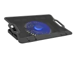 PODSTAWKA CHŁODZĄCA POD LAPTOPA NATEC DIPPER 2 12.1-17.3" Z WENTYLATOREM, PODŚWIETLENIE, 2 USB