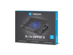 PODSTAWKA CHŁODZĄCA POD LAPTOPA NATEC DIPPER 2 12.1-17.3" Z WENTYLATOREM, PODŚWIETLENIE, 2 USB