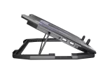 PODSTAWKA CHŁODZĄCA POD LAPTOPA NATEC ORIOLE 15.6-17.3" Z 3 WENTYLATORAMI, PODŚWIETLENIE, 2 USB