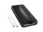 POWERBANK NATEC TREVI SLIM Q V2 10000MAH PD USB-C 20W + USB-A 18W + KABEL USB-C - USB-C