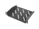 PÓŁKA DO SZAF 10" 310MM CZARNA LANBERG (1U/254X180MM UDŹWIG DO 20KG, MONTAŻ 4 PUNKTOWY)