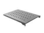 PÓŁKA DO SZAF 19" 1000MM CZARNA LANBERG (1U/483X700MM UDŹWIG DO 25KG, MONTAŻ 4 PUNKTOWY)