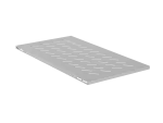 PÓŁKA DO SZAF 19" 1000MM SZARA LANBERG (1U/480X870MM UDŹWIG DO 120KG, MONTAŻ 4 PUNKTOWY)