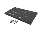 PÓŁKA DO SZAF 19" 450MM CZARNA LANBERG (1U/486X270MM UDŹWIG DO 120KG, MONTAŻ 4 PUNKTOWY)