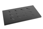 PÓŁKA DO SZAF 19" 600MM CZARNA LANBERG (1U/465X315MM UDŹWIG DO 120KG, MONTAŻ 4 PUNKTOWY)