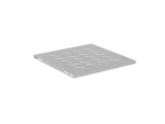 PÓŁKA DO SZAF 19" 600MM SZARA LANBERG (1U/480X475MM UDŹWIG DO 120KG, MONTAŻ 4 PUNKTOWY)