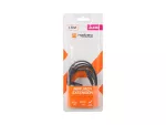 PRZEDŁUŻACZ AUDIO MINIJACK 3.5MM M/F 1.5M CZARNY NATEC EXTREME MEDIA (BLISTER)