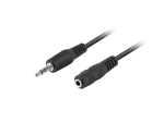 PRZEDŁUŻACZ AUDIO MINIJACK 3.5MM M/F 1.5M CZARNY NATEC EXTREME MEDIA (BLISTER)
