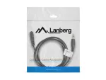 PRZEDŁUŻACZ AUDIO MINIJACK 3.5MM M/F 3 PIN 1.5M CZARNY LANBERG