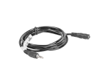 PRZEDŁUŻACZ AUDIO MINIJACK 3.5MM M/F 3 PIN 1.5M CZARNY LANBERG