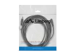 PRZEDŁUŻACZ AUDIO MINIJACK 3.5MM M/F 3 PIN 5M CZARNY LANBERG