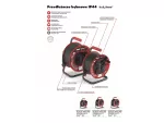 PRZEDŁUŻACZ BĘBNOWY IP44 30M 4X2P+Z, 16A, 3680W, PRZEWÓD 3X2.5MM H05RR-F ACAR