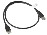 PRZEDŁUŻACZ USB-A M/F 2.0 0.7M CZARNY LANBERG