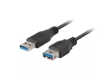 PRZEDŁUŻACZ USB-A M/F 3.0 1.8M CZARNY NATEC EXTREME MEDIA (BLISTER)