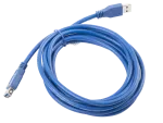 PRZEDŁUŻACZ USB-A M/F 3.0 3M NIEBIESKI LANBERG