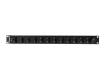 PRZEŁĄCZNICA ŚWIATŁOWODOWA LANBERG 12XSC DUPLEX / 12XLC QUAD RACK 19" 1U CZARNA + AKCESORIA