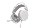 SŁUCHAWKI NAUSZNE GENESIS NEON 613 G2 RGB Z MIKROFONEM PODŚWIETLENIE BIAŁE