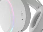 SŁUCHAWKI NAUSZNE GENESIS NEON 613 RGB Z MIKROFONEM PODŚWIETLENIE BIAŁE