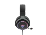 SŁUCHAWKI NAUSZNE GENESIS NEON 764 RGB Z MIKROFONEM PODŚWIETLENIE CZARNE USB