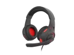 SŁUCHAWKI NAUSZNE GENESIS RADON 210 7.1 Z MIKROFONEM CZARNO-CZERWONE USB