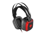 SŁUCHAWKI NAUSZNE GENESIS RADON 720 7.1 Z MIKROFONEM CZARNO-CZERWONE USB
