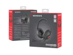 SŁUCHAWKI NAUSZNE GENESIS RADON 800 7.1 Z MIKROFONEM PODŚWIETLENIE CZARNE USB