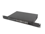 SWITCH LANBERG 16X 100MB POE+/2X COMBO NIEZARZĄDZALNY RACK 19" GIGABIT ETHERNET 250W